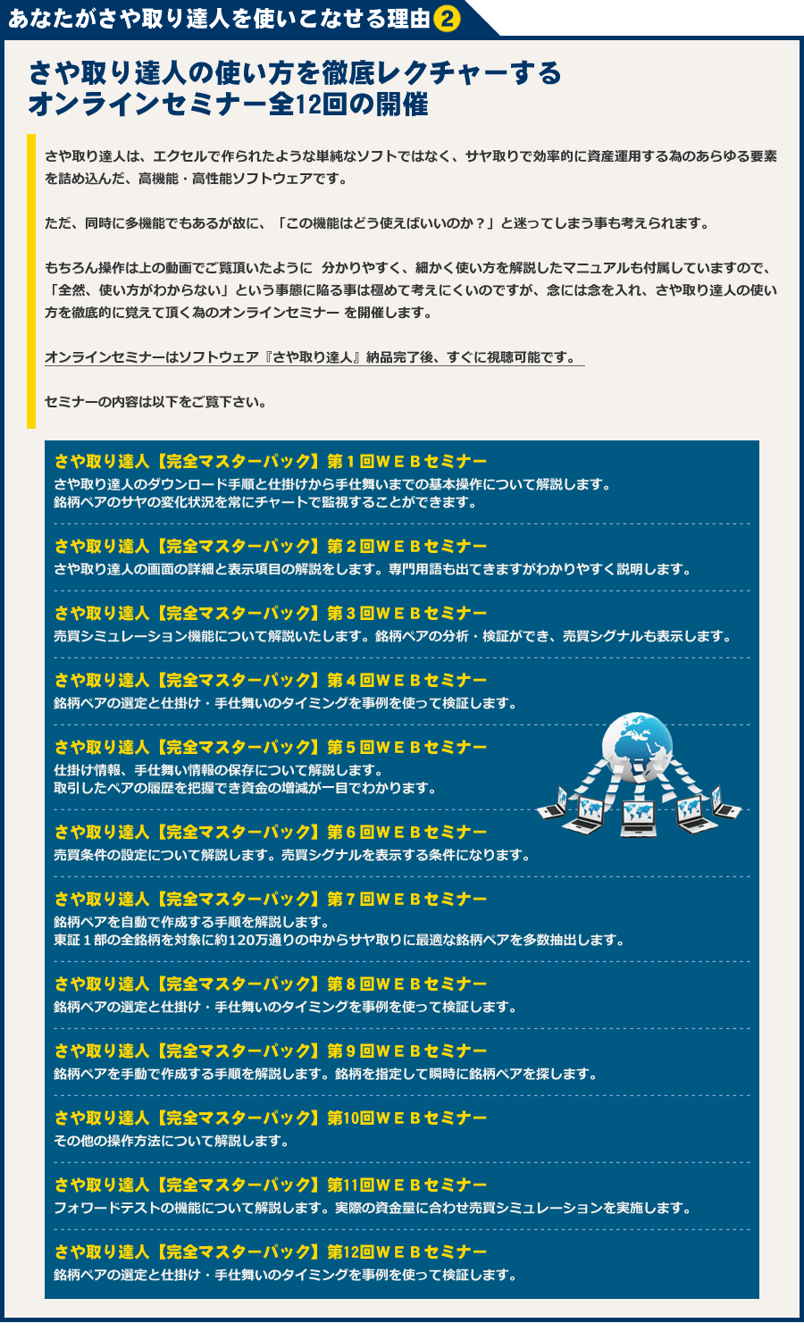 投資初心者、パソコン初心者でも直感的に使いこなせる操作性