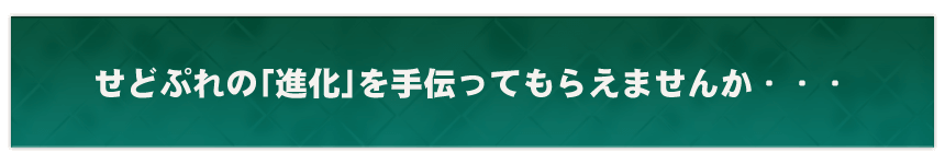 せどぷれの「進化」を手伝ってもらえませんか・・・