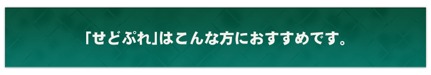 「せどぷれ」はこんな方におすすめです。