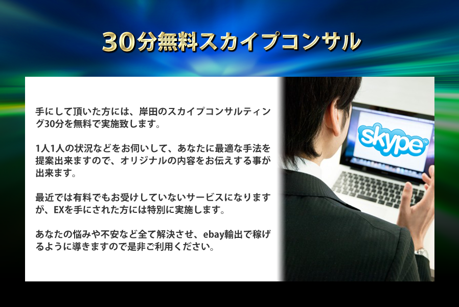 30分無料スカイプコンサル