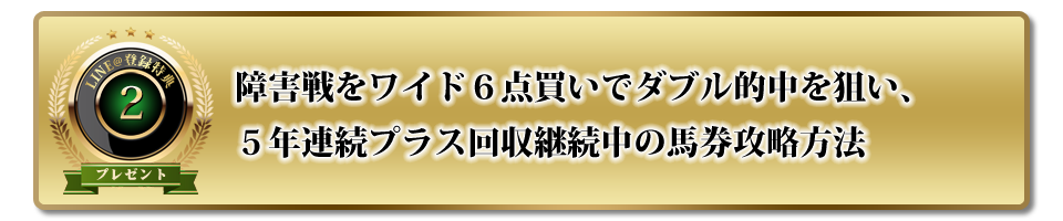 障害戦をワイド６点買いでダブル的中を狙い、５年連続プラス回収継続中の馬券攻略方法