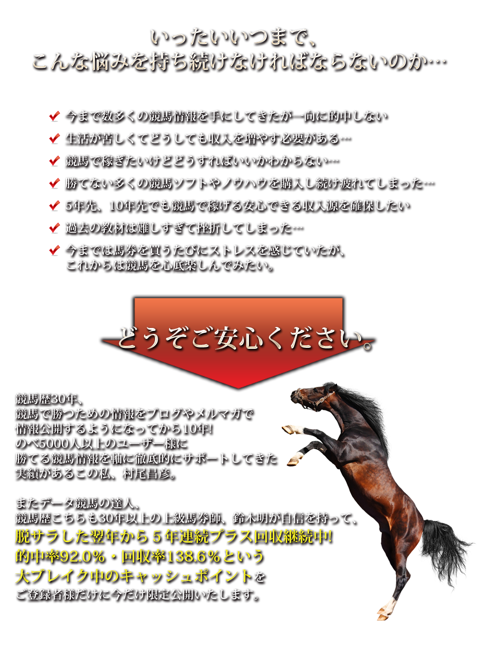 いったいいつまで、こんな悩みを持ち続けなければならないのか…