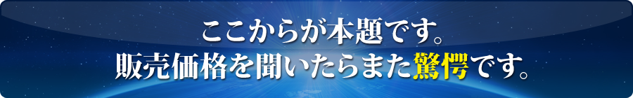 ここからが本題です。アフィリエイトリンクスの販売価格を聞いたらまた驚愕です。